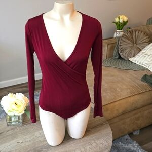 Maroon bodysuit